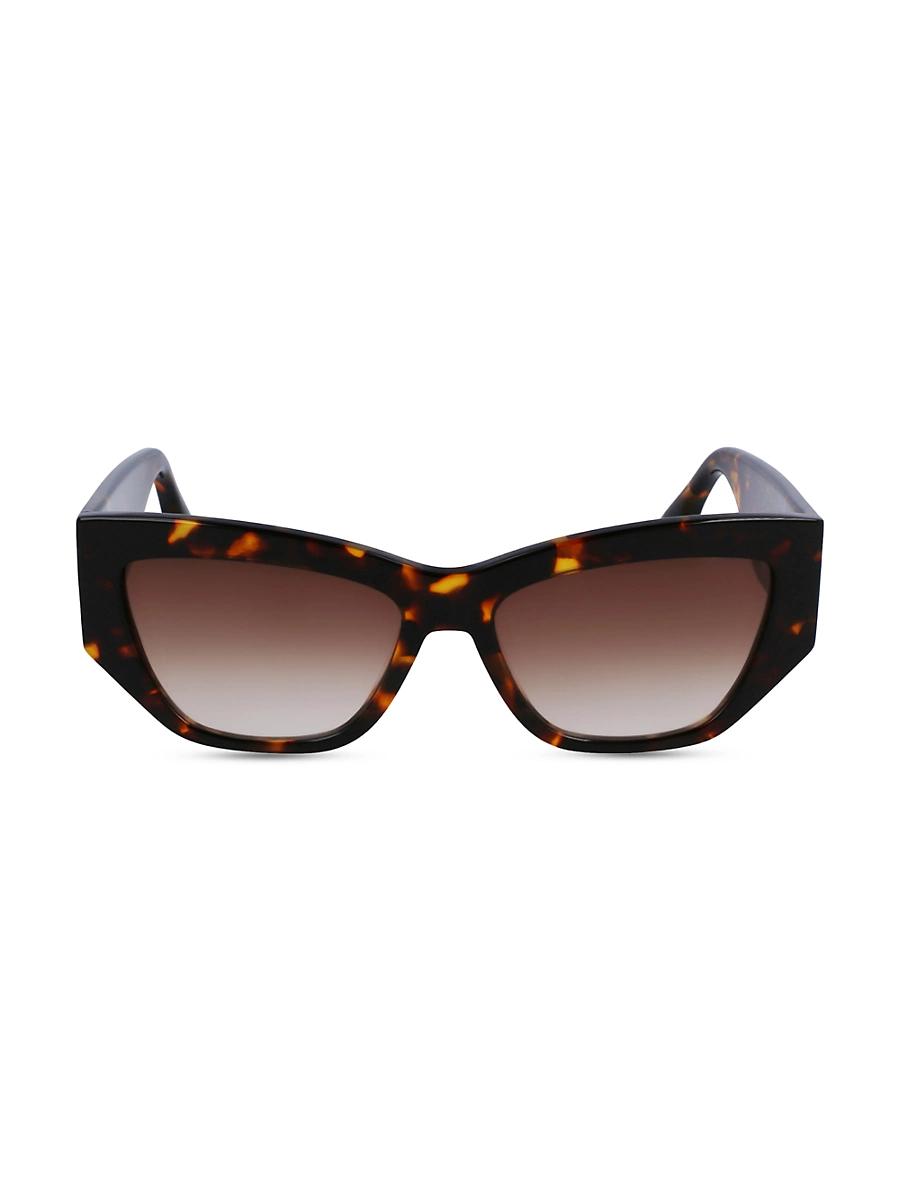 Womens Sculptural 55MM Cat-Eye Sunglasses Product Image