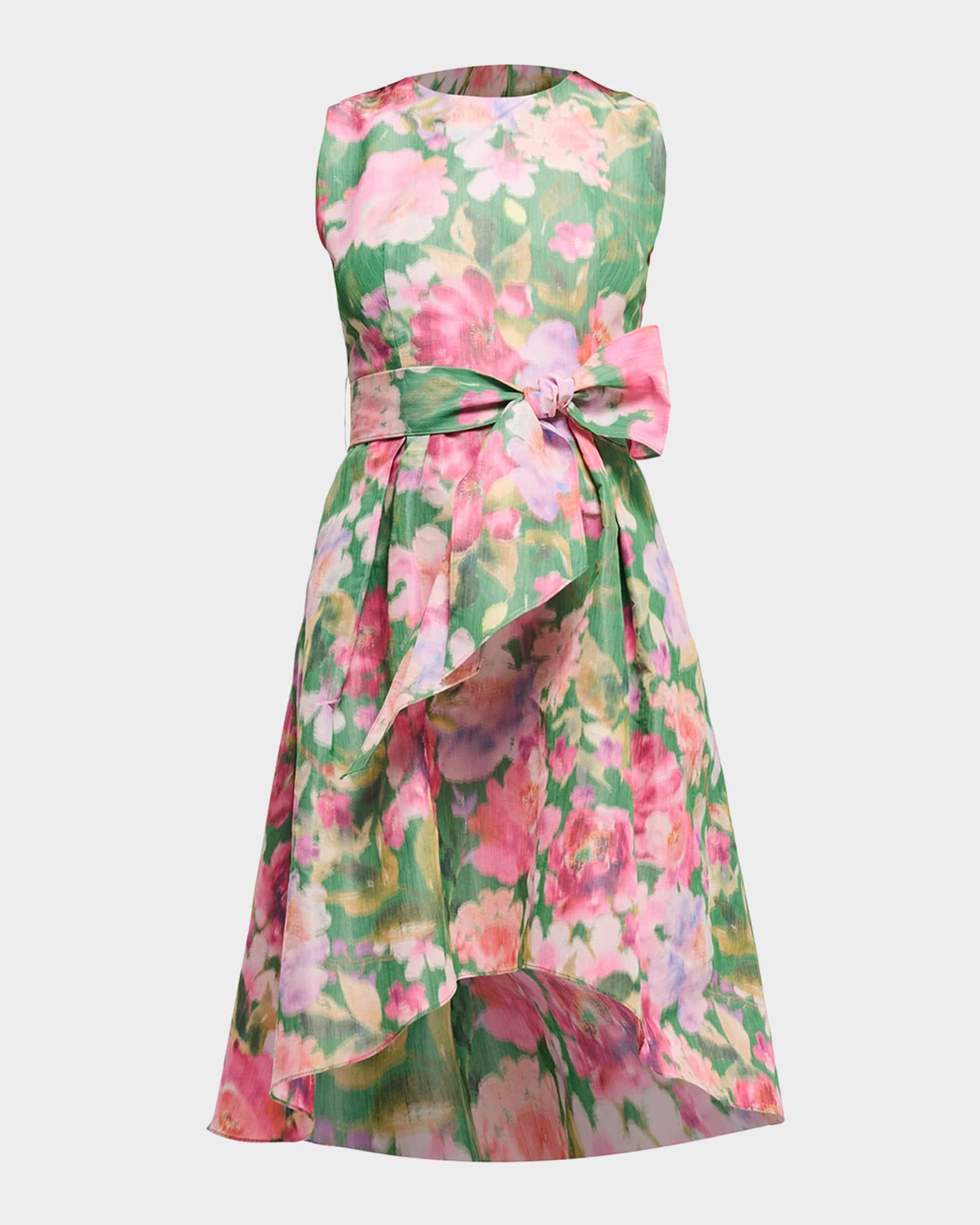 Keegan Sleeveless Floral-Print Dress Product Image
