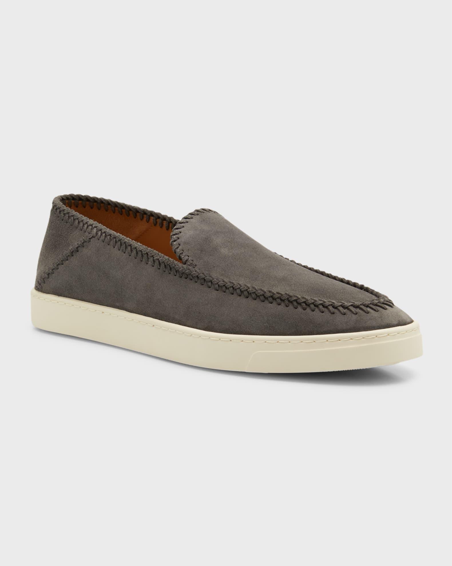 Men's Suede Slip-On Sneakers Product Image