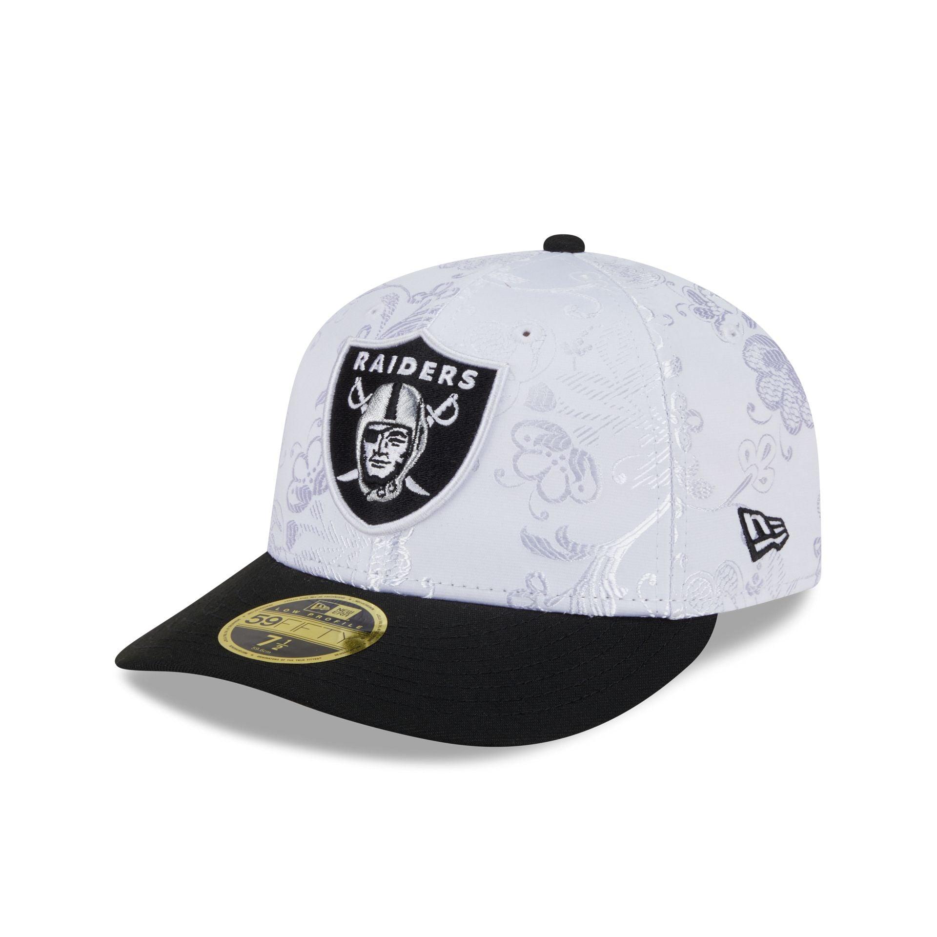 Las Vegas Raiders Floral Shine Low Profile 59FIFTY Fitted Hat Male Product Image