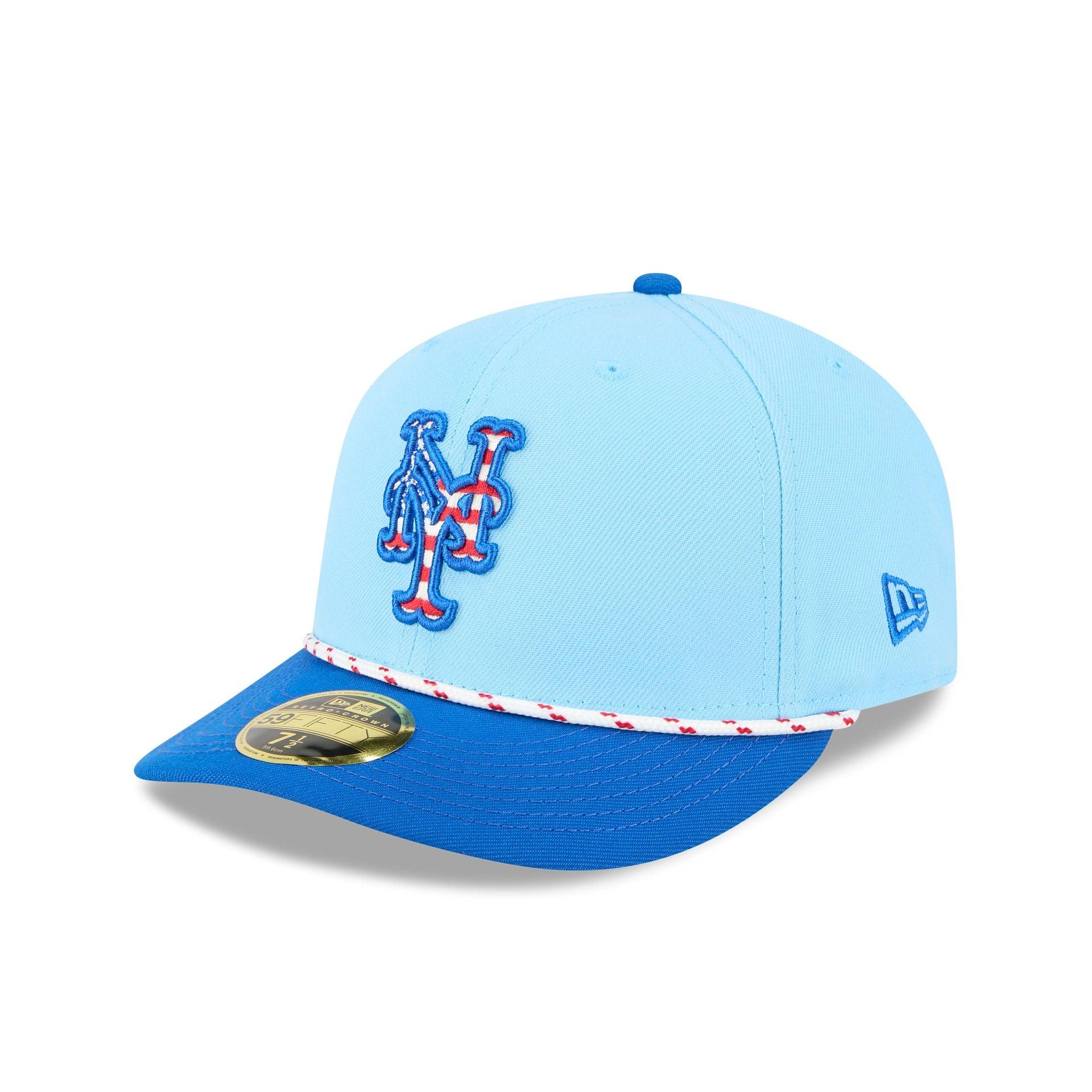 New York Mets Independence Day 2025 Low Profile 59FIFTY Fitted Hat Male Product Image