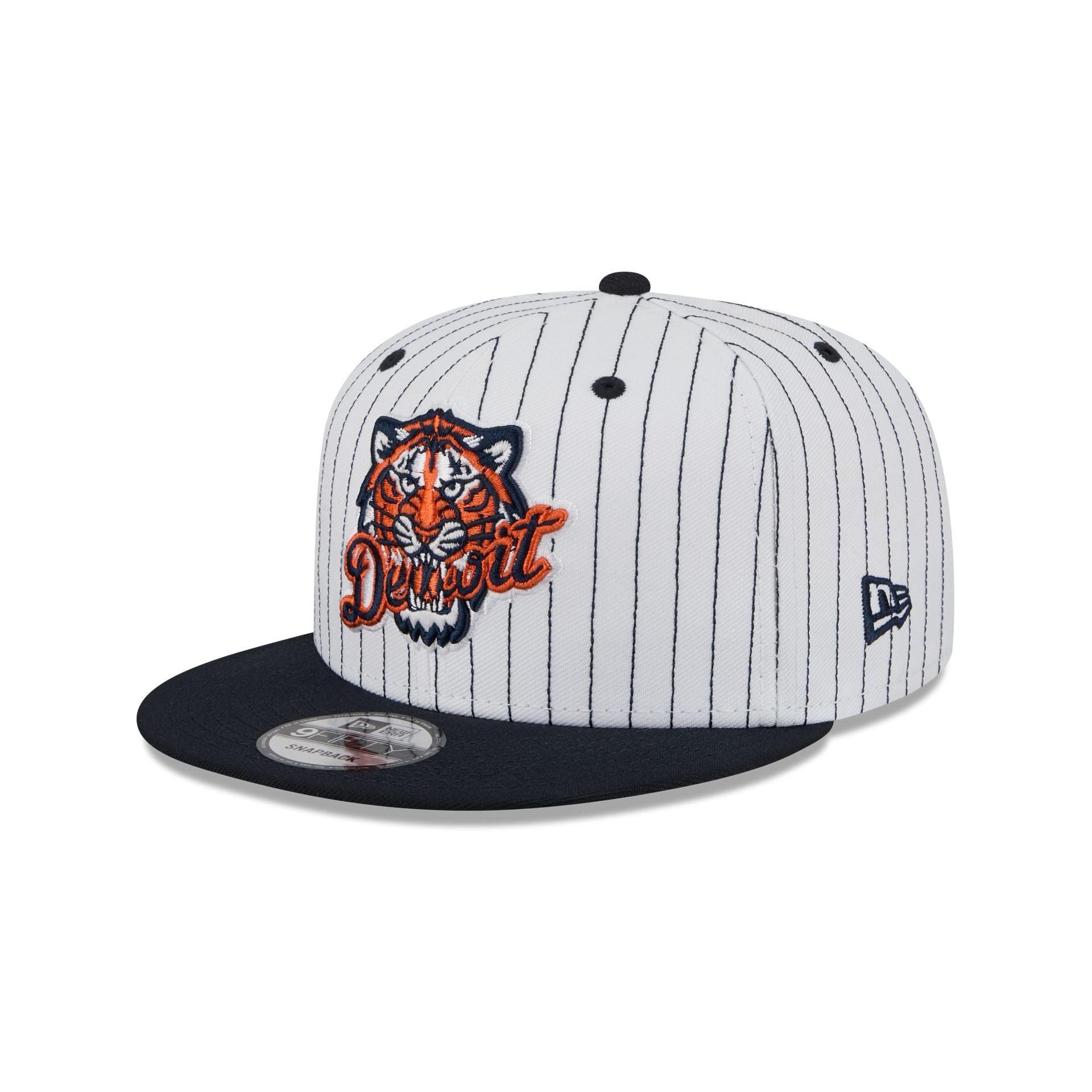 Detroit Tigers Deceptor Pinstripe 9FIFTY Snapback Hat Male Product Image