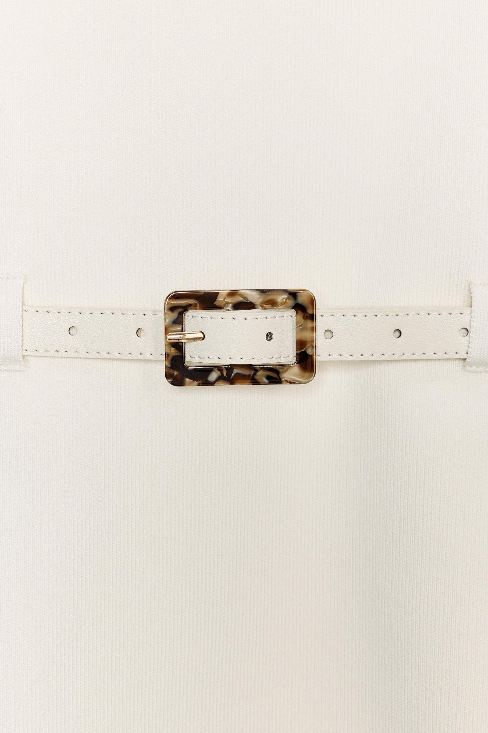 KNIT BELTED TOP Product Image