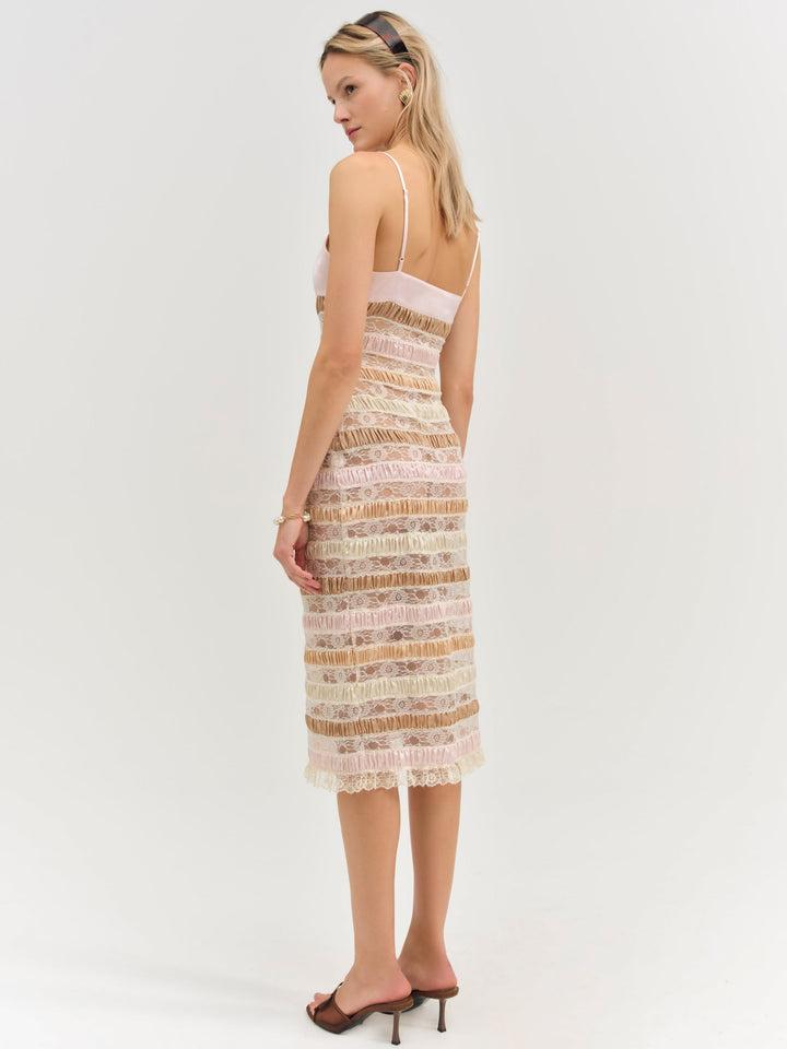 Layer Cake Midi Dress — Pink Product Image