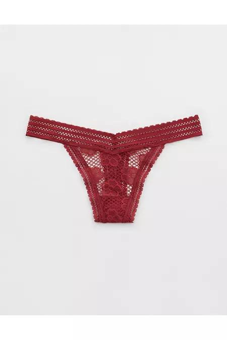 Show Off Beachside Lace Thong Underwear Women's Product Image