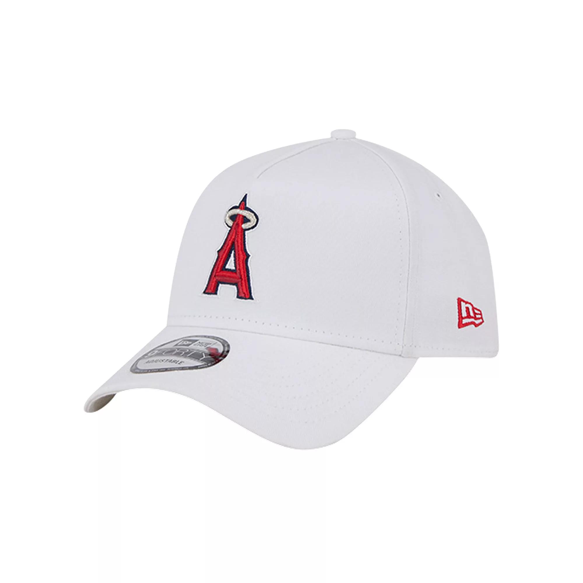 Men's New Era White Los Angeles Angels TC A-Frame 9FORTY Adjustable Hat Product Image