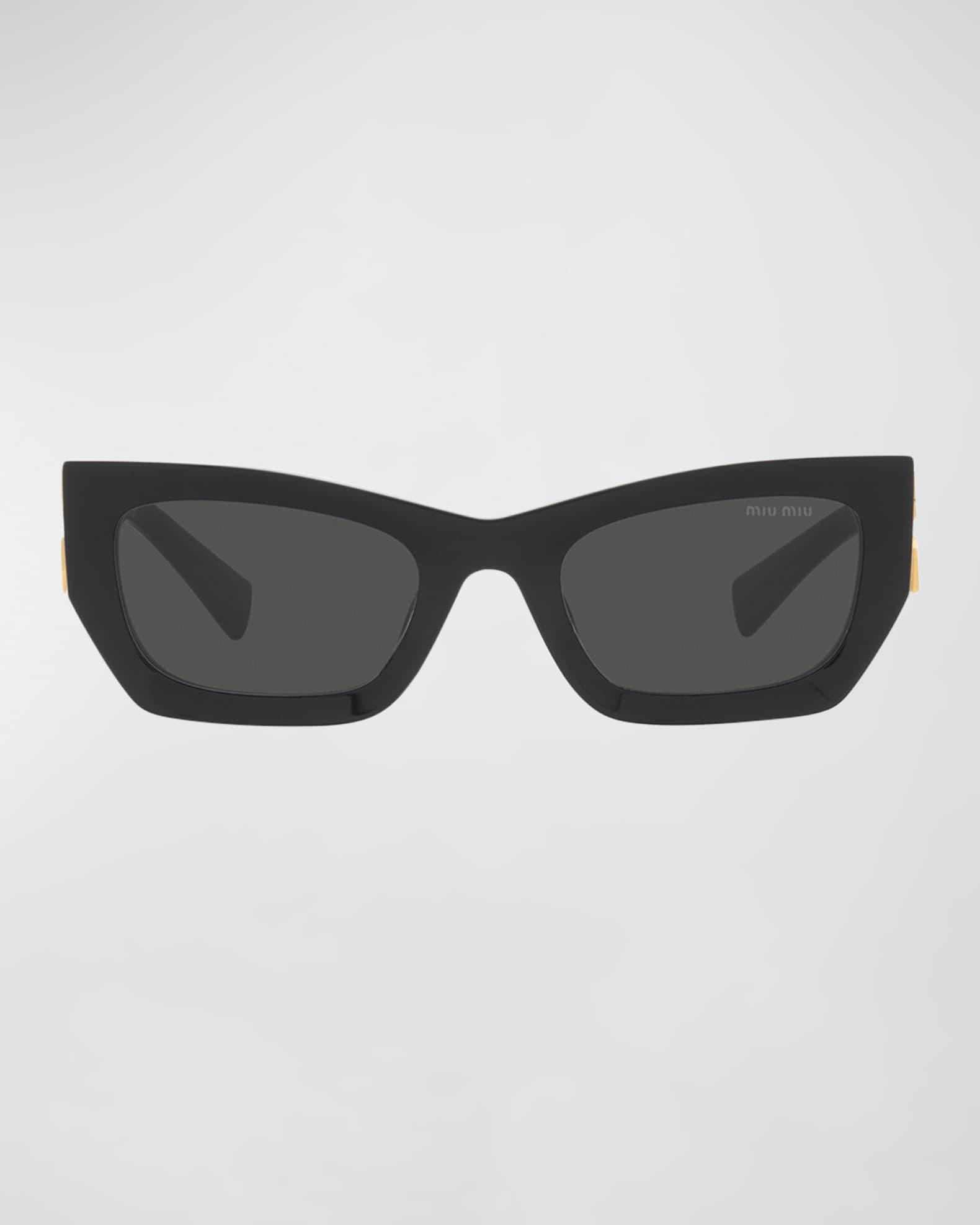 Logo Rectangle Acetate Sunglasses  Product Image