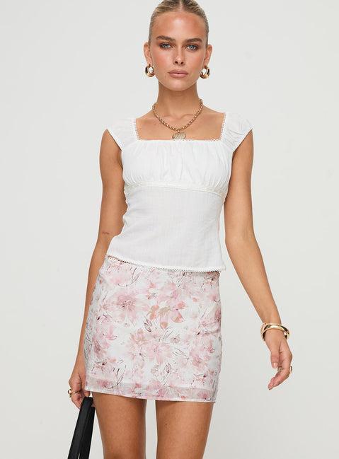 Gemelli Mini Skirt Floral Product Image