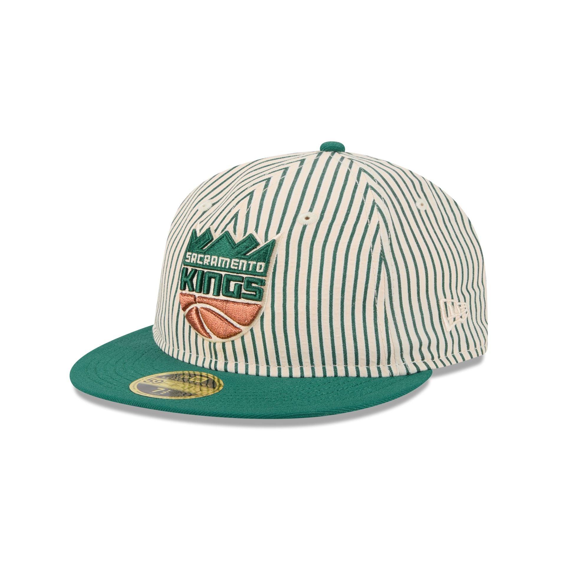 Just Caps Seersucker Sacramento Kings Retro Crown 59FIFTY Fitted Hat Male Product Image