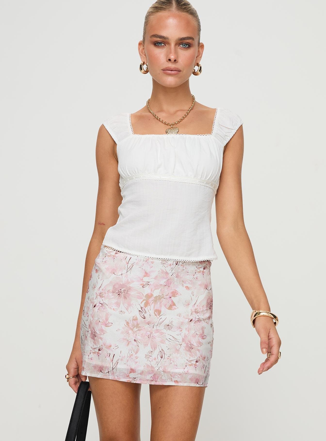 Gemelli Mini Skirt Floral Product Image