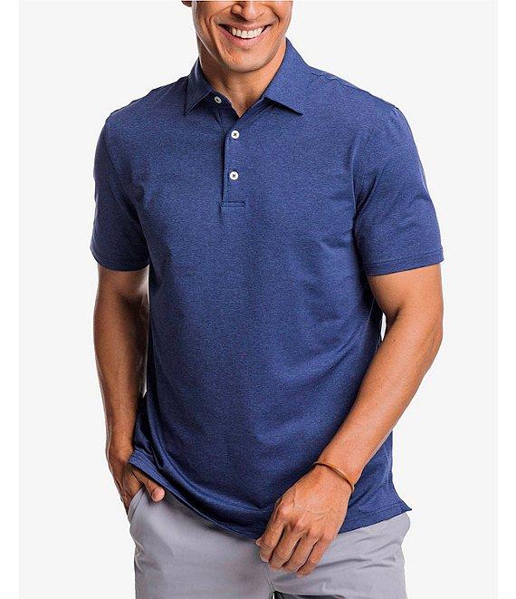 Southern Tide Brrr°®-eeze Heather Performance Stretch Short Sleeve Polo Shirt Product Image