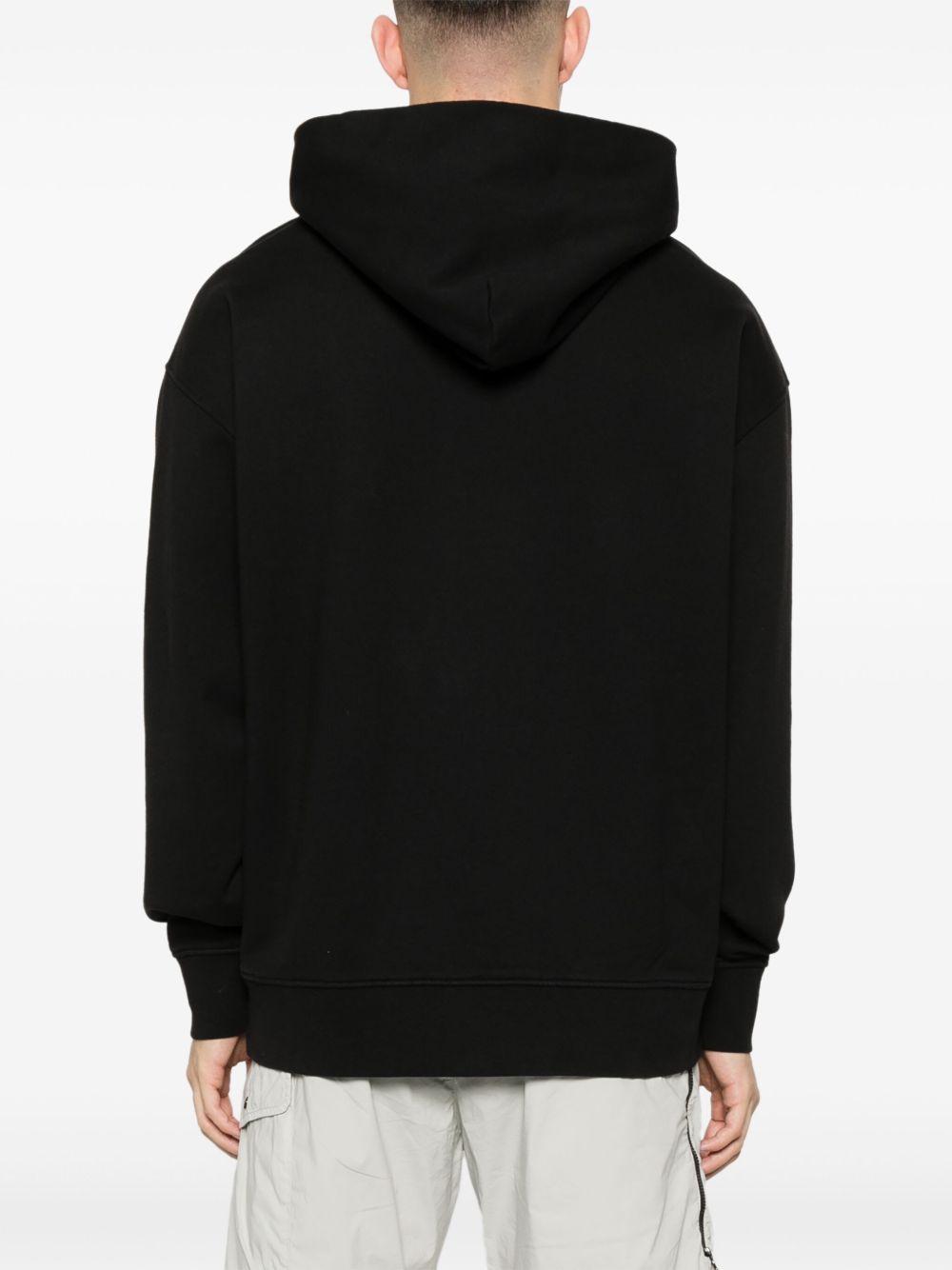 Diagonal Fleece hoodie  Product Image