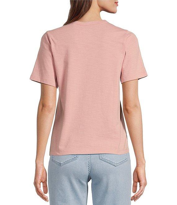 Faherty Sunwashed Crew Neck Short Sleeve Organic Cotton Tee Shirt Product Image