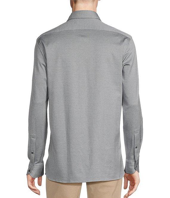 Cremieux Blue Label Print Jacquard Long Sleeve Woven Shirt Product Image