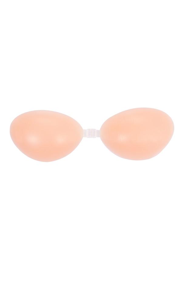  silicon front-fastening invisible bra - beige Product Image