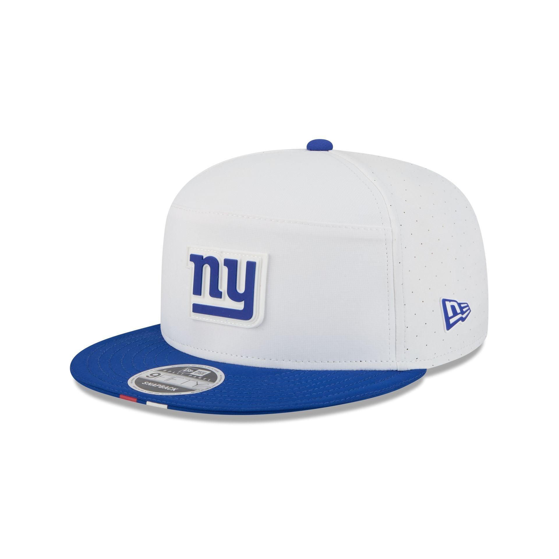 New York Giants 2025 Training Split Panel 9FIFTY Snapback Hat Male Product Image