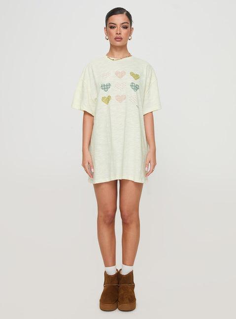 Heart Strong Nightie Sleep Dress Multi Product Image