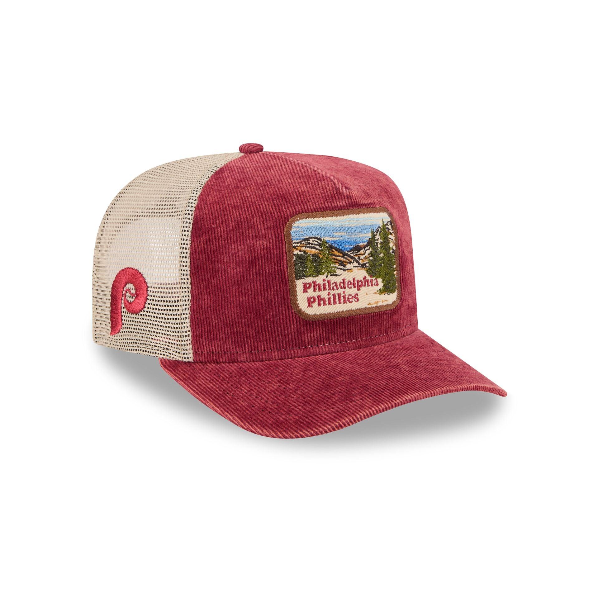 Philadelphia Phillies Vintage Landscape 9FIFTY A-Frame Trucker Hat Male Product Image