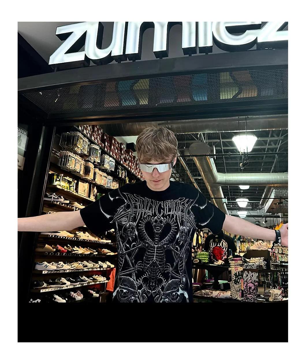 Affliction Imperial Beast Black T-Shirt Product Image