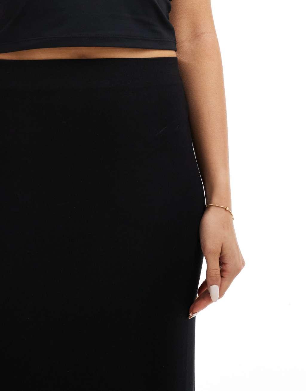 ASOS DESIGN column maxi skirt Product Image