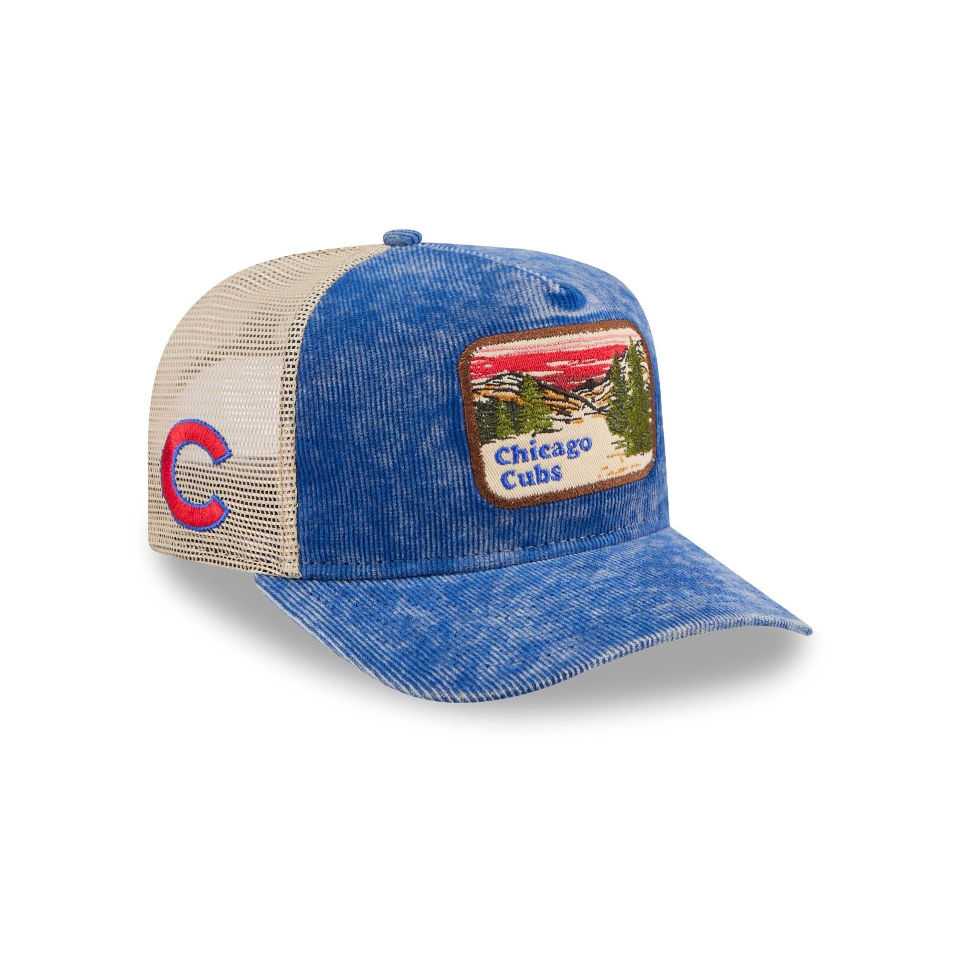 Chicago Cubs Vintage Landscape 9FIFTY A-Frame Trucker Hat Male Product Image