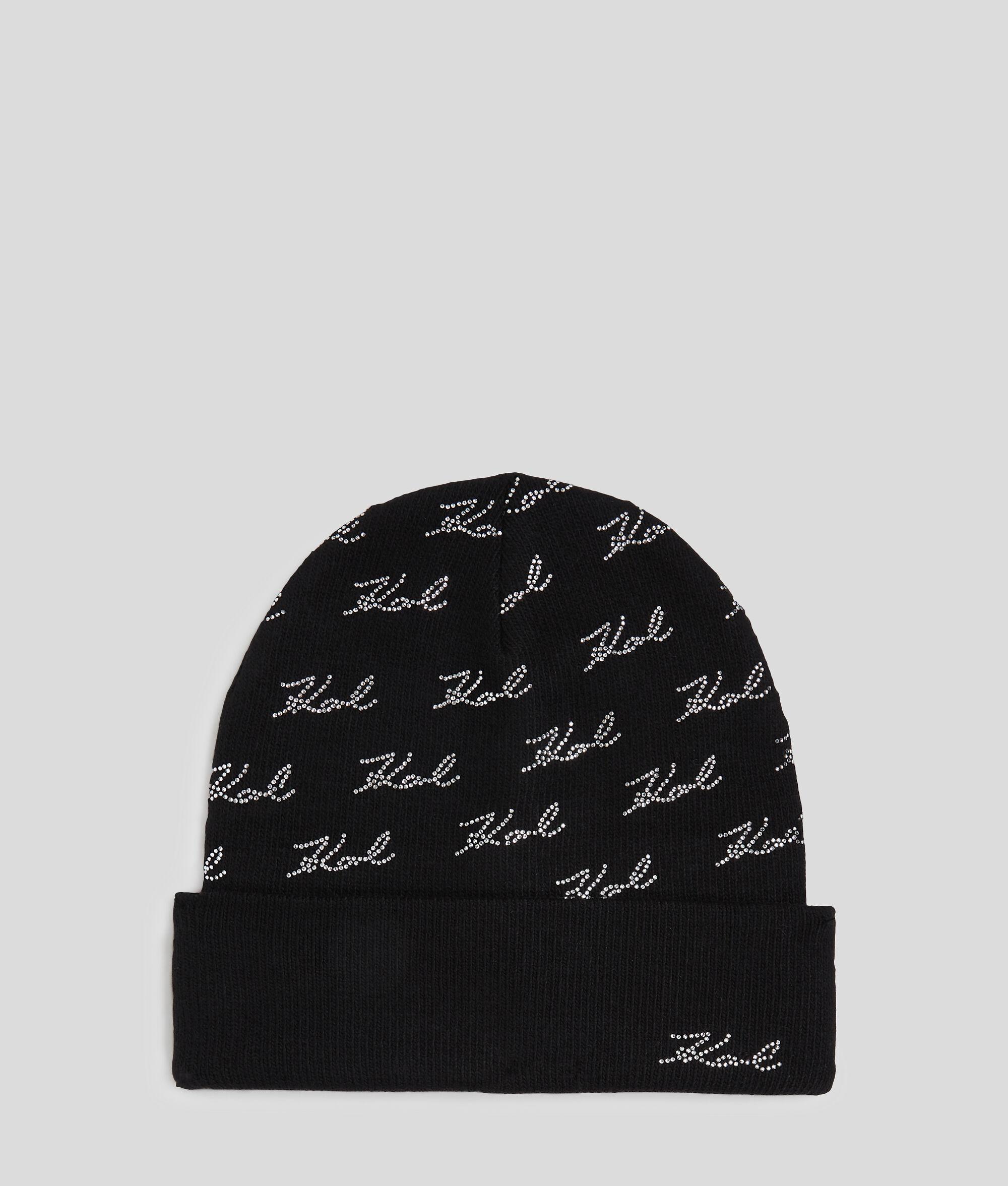 K/SIGNATURE RHINESTONE BEANIE Product Image