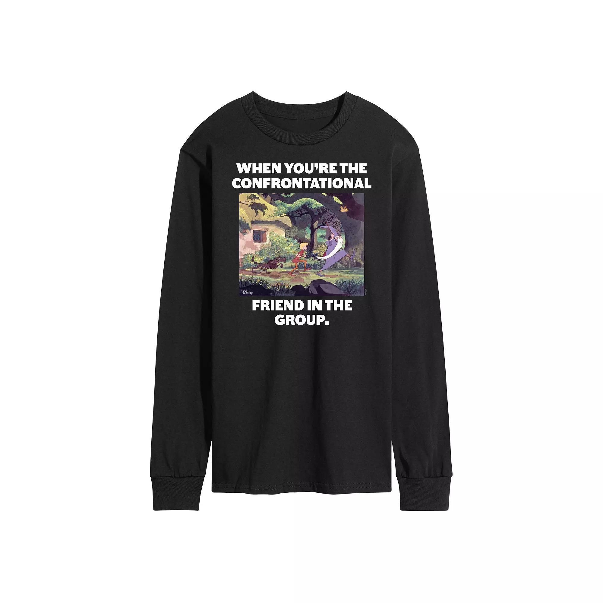 Disney's The Sword And The Stone Men's Long Sleeve Graphic Tee,  Product Image