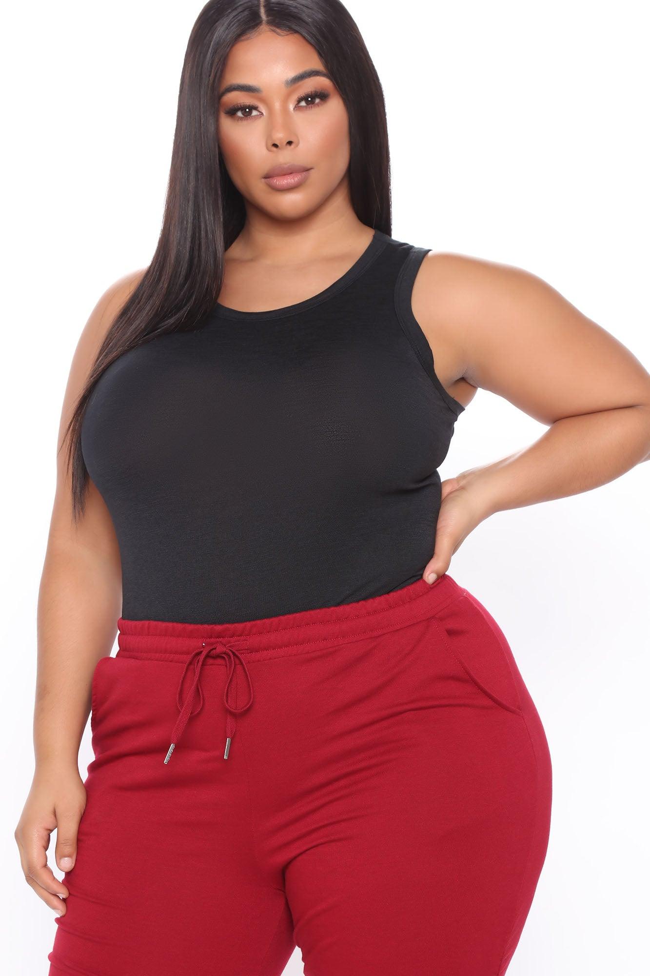 Alana Sleeveless Bodysuit - Black Product Image