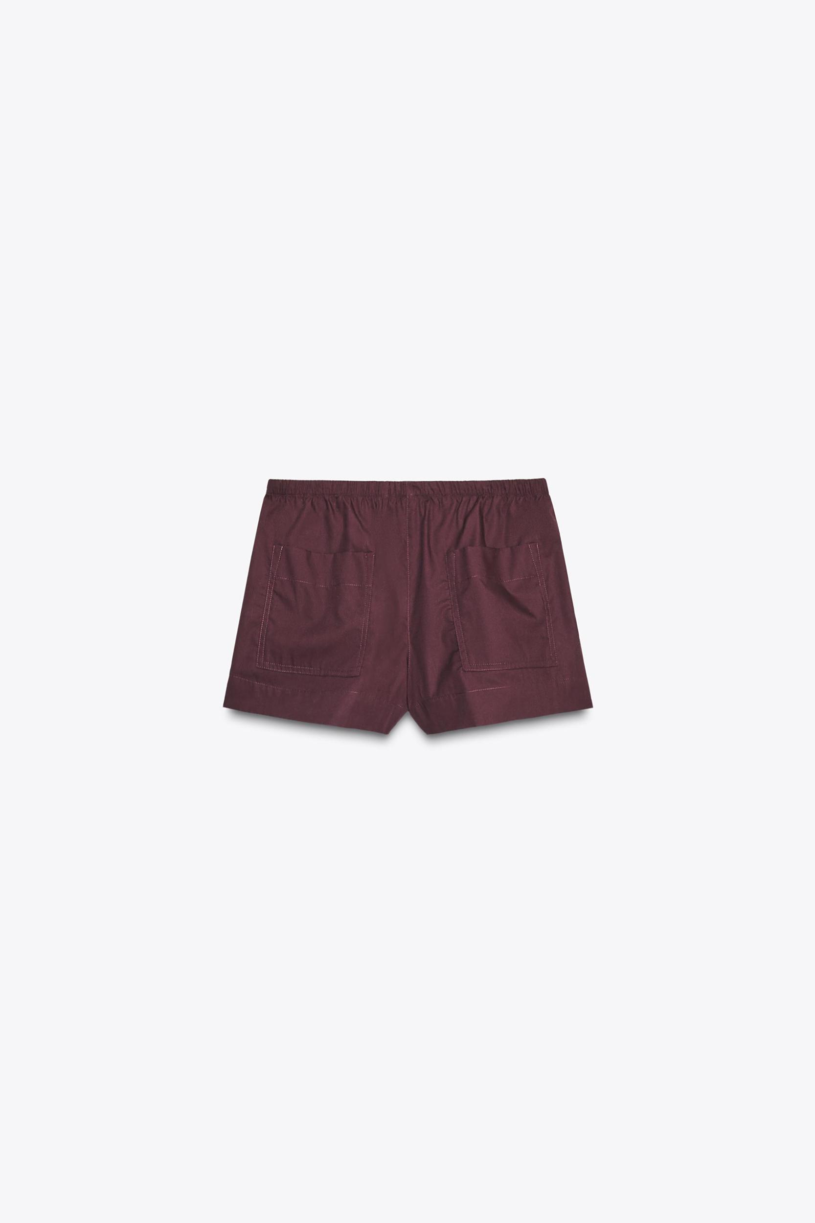 POPLIN MINI SHORTS Product Image