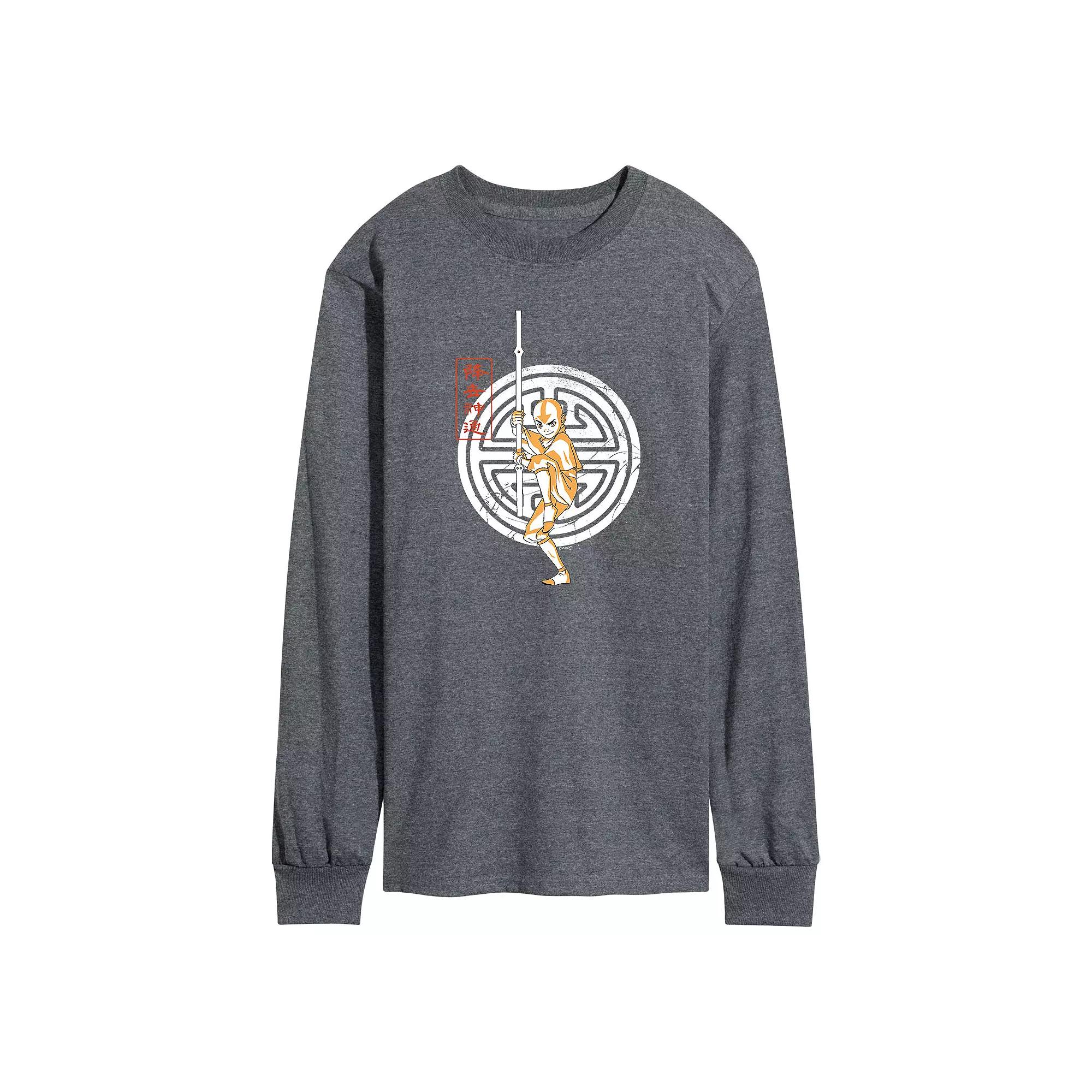 Men's Avatar Aang Crest Long-Sleeve Tee,  Product Image