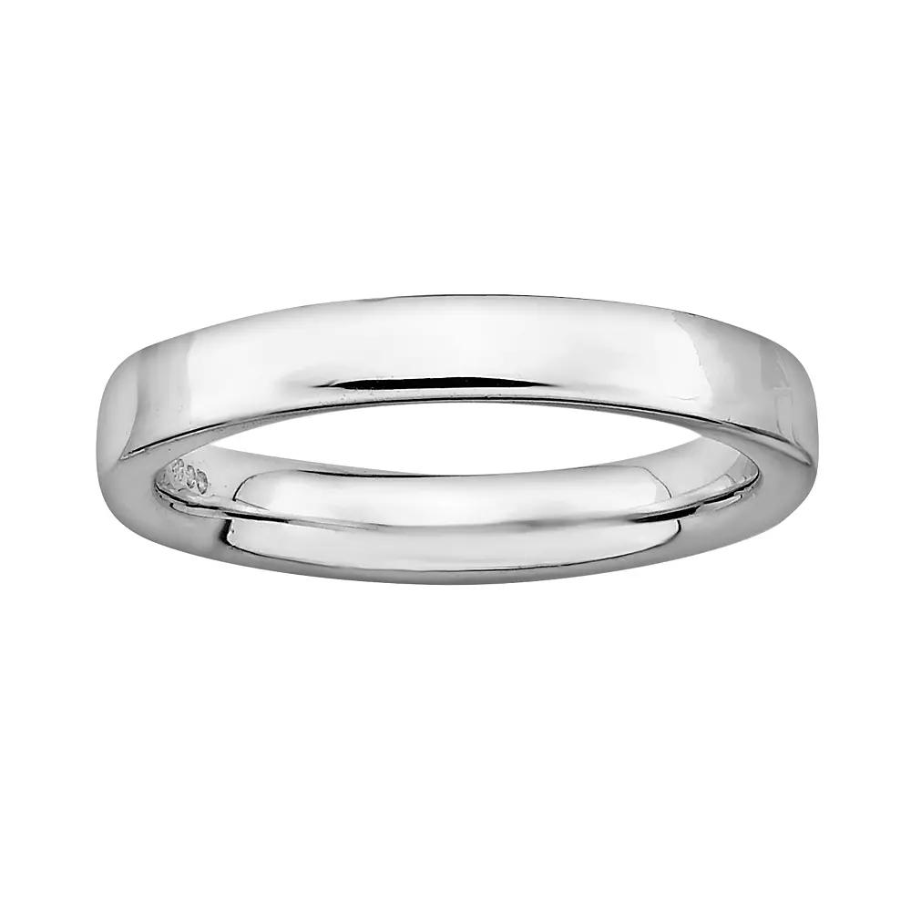 Stacks & Stones Sterling Silver Stack Ring, Women's, Size: 6 Product Image