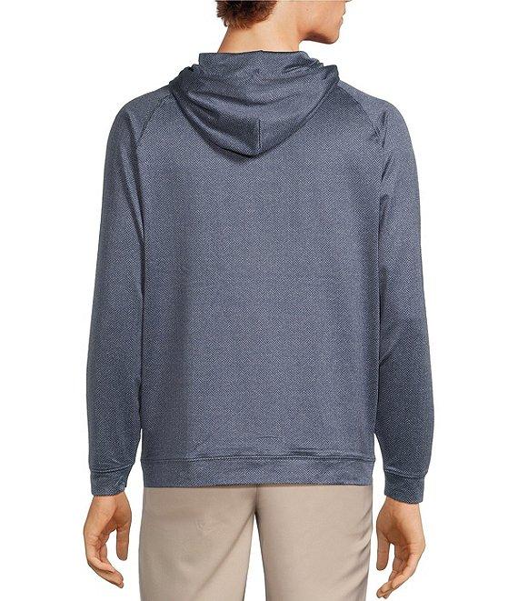 Roundtree & Yorke Performance Long Sleeve Herringbone Jacquard Hoodie Product Image