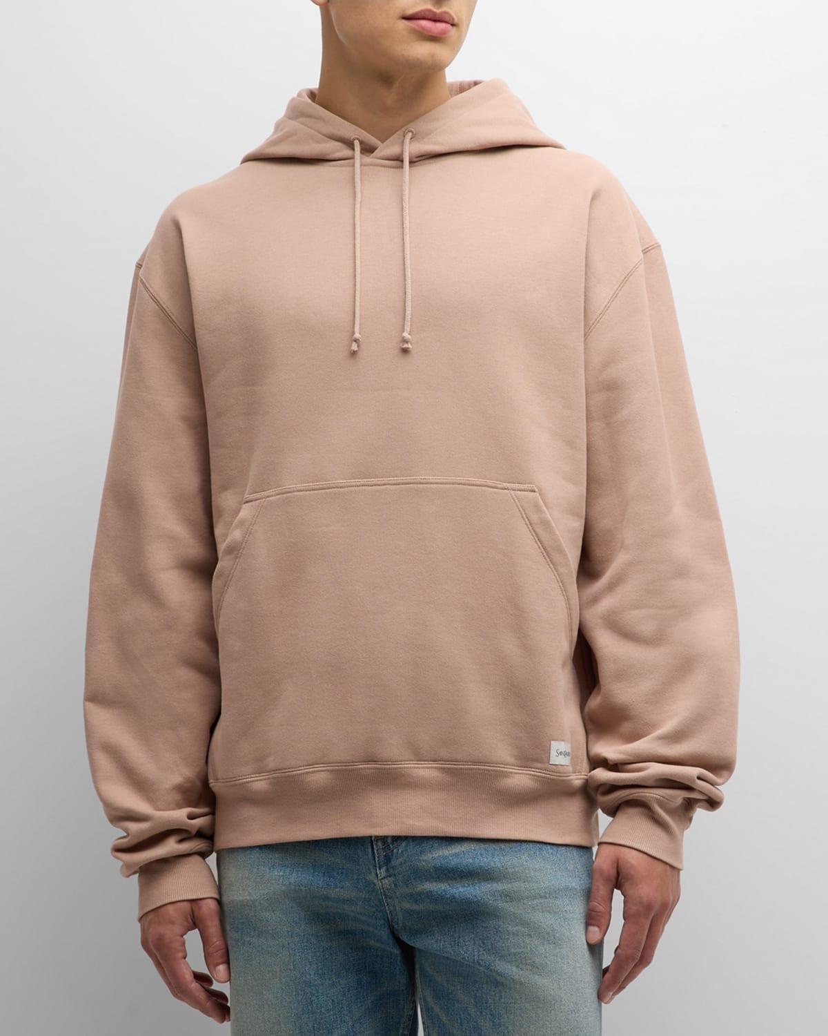 Mens Hoodie with Logo Patch Product Image
