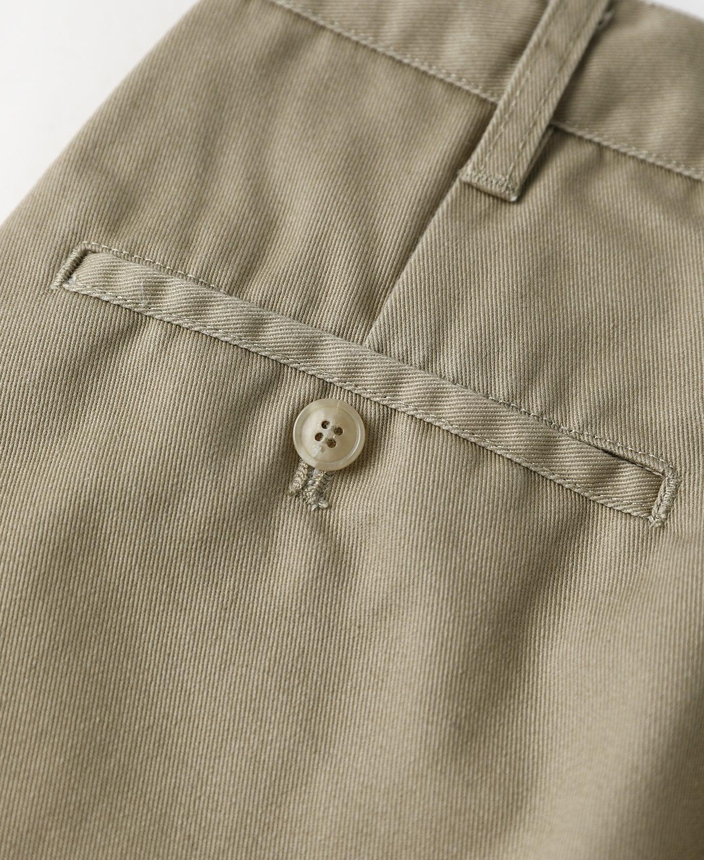 1970s Straight-Leg Work Pants - Khaki Product Image