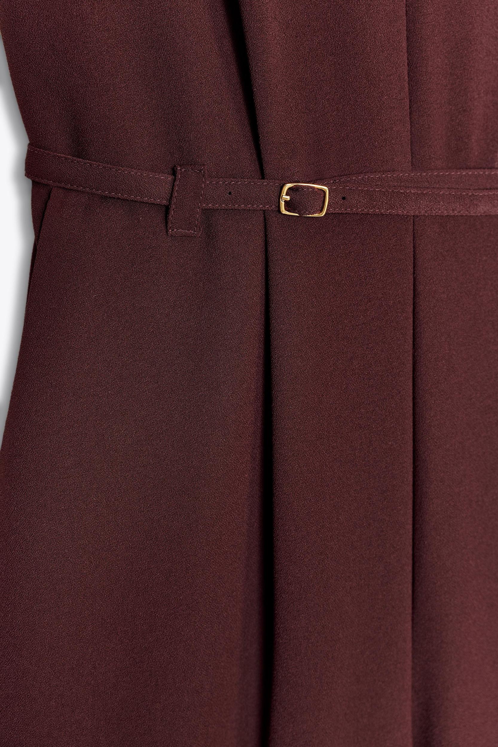 WIDE-LEG BELTED JUMPSUIT Product Image