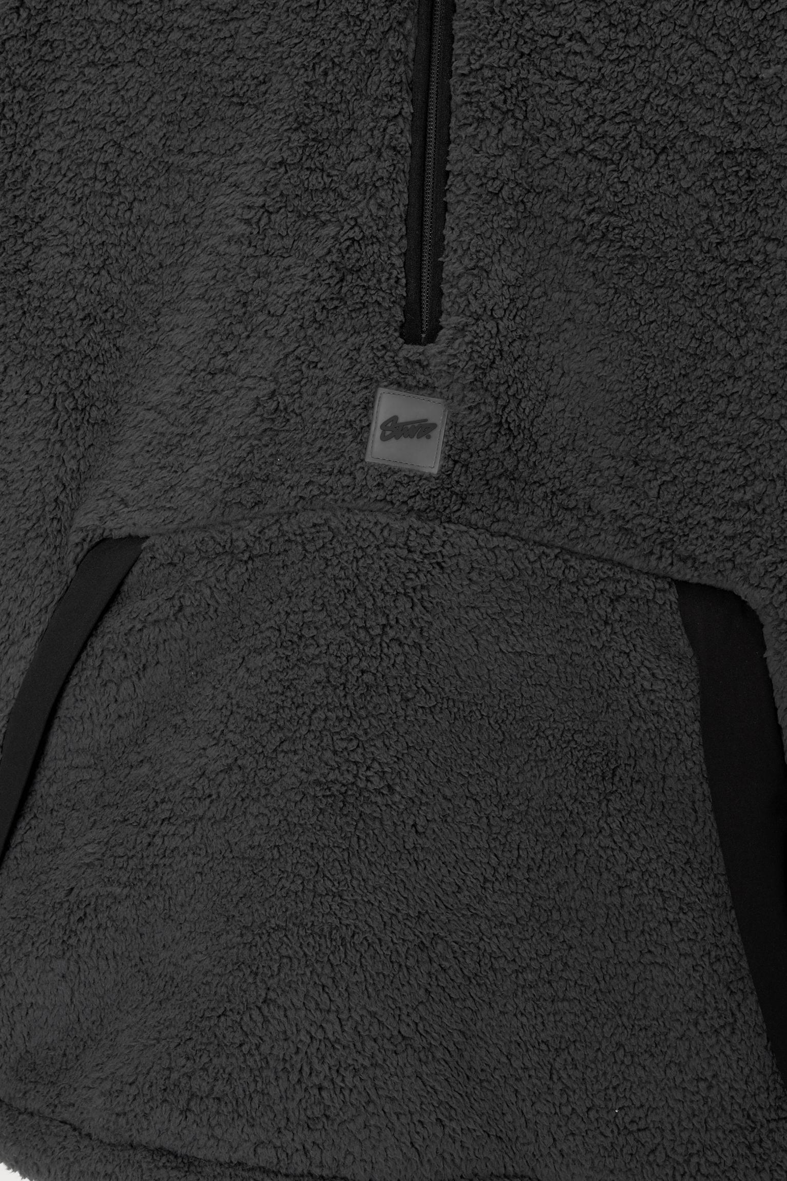 Hooded teddy jacket Product Image