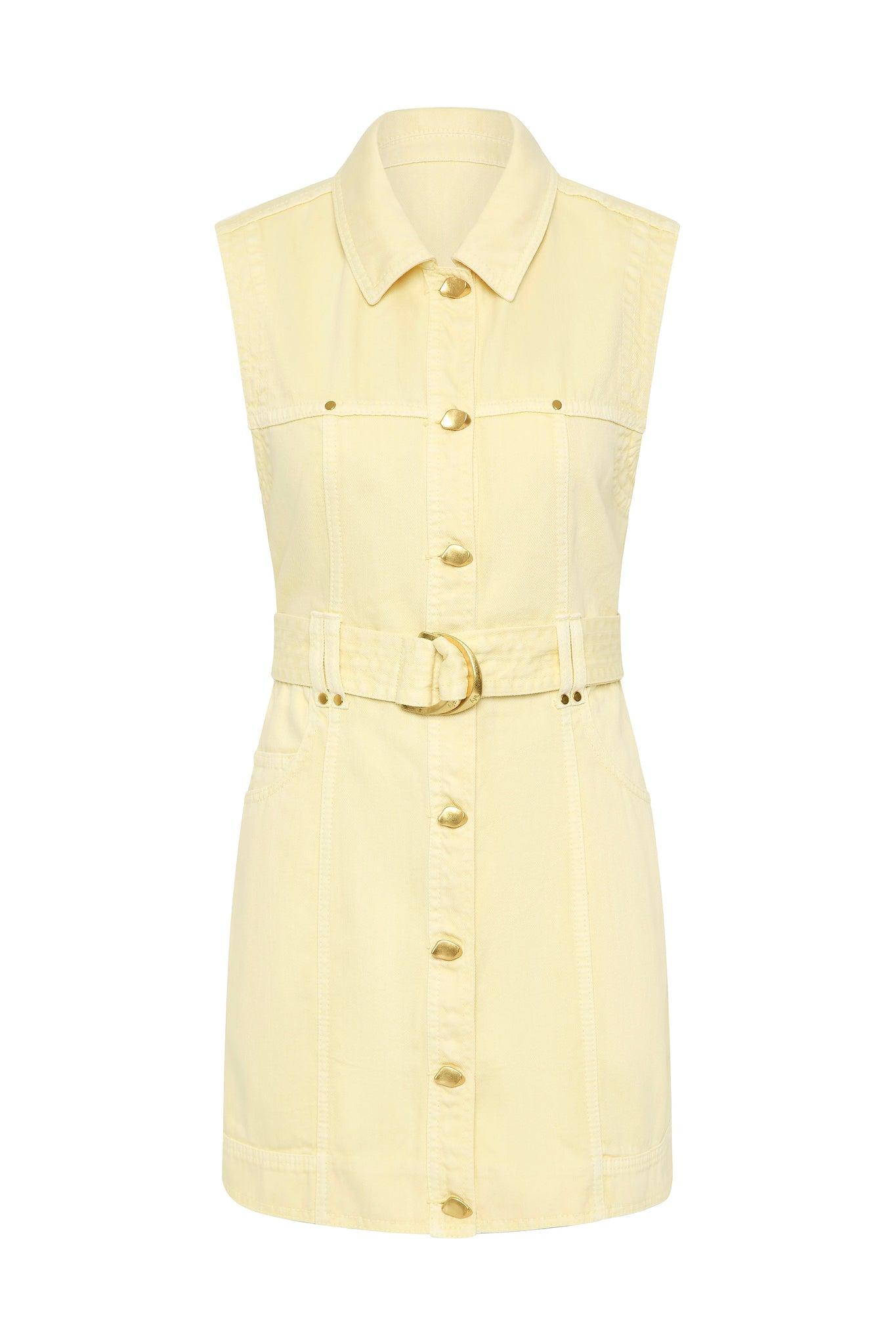 Ray Denim Mini Dress Product Image