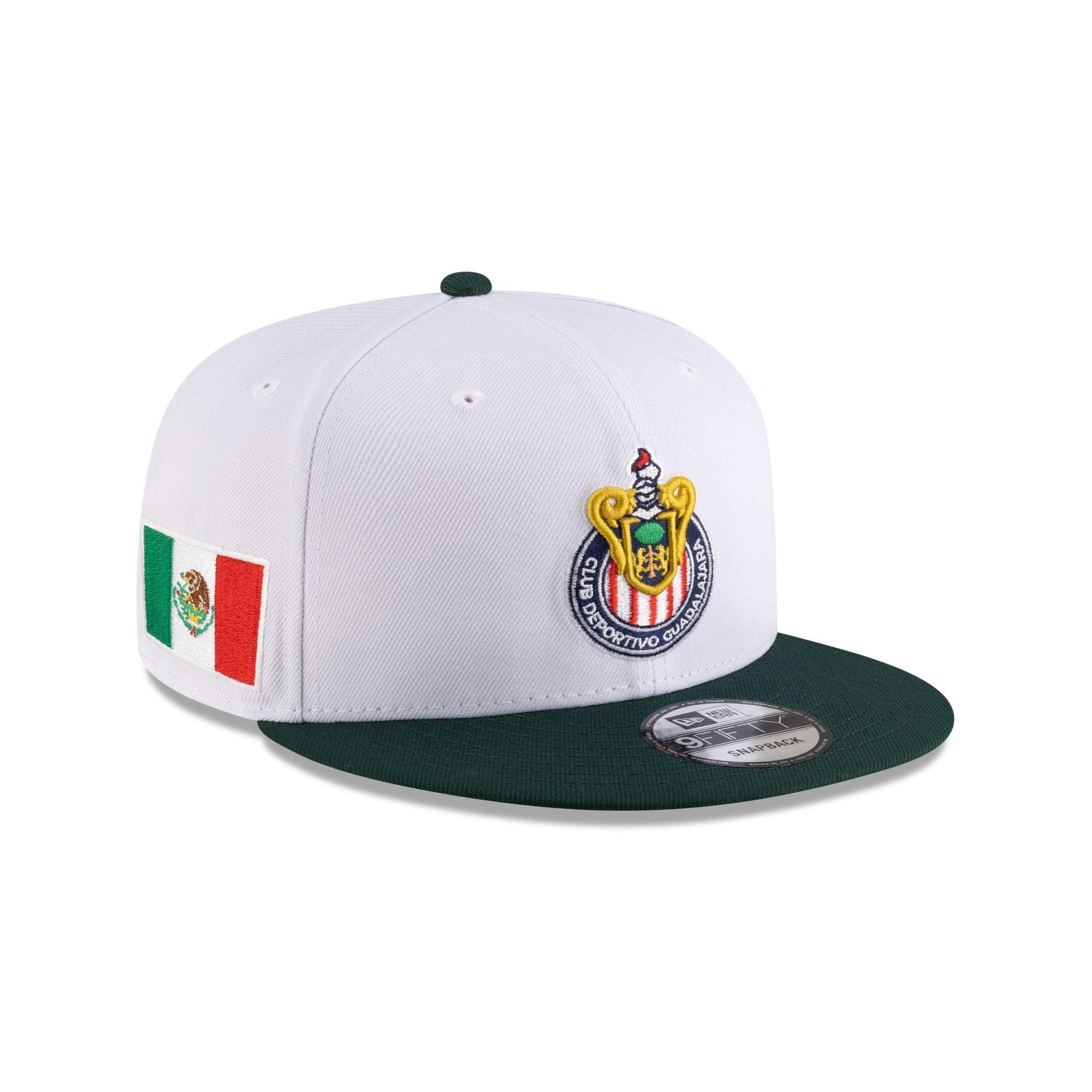 Chivas White 9FIFTY Snapback Hat Male Product Image