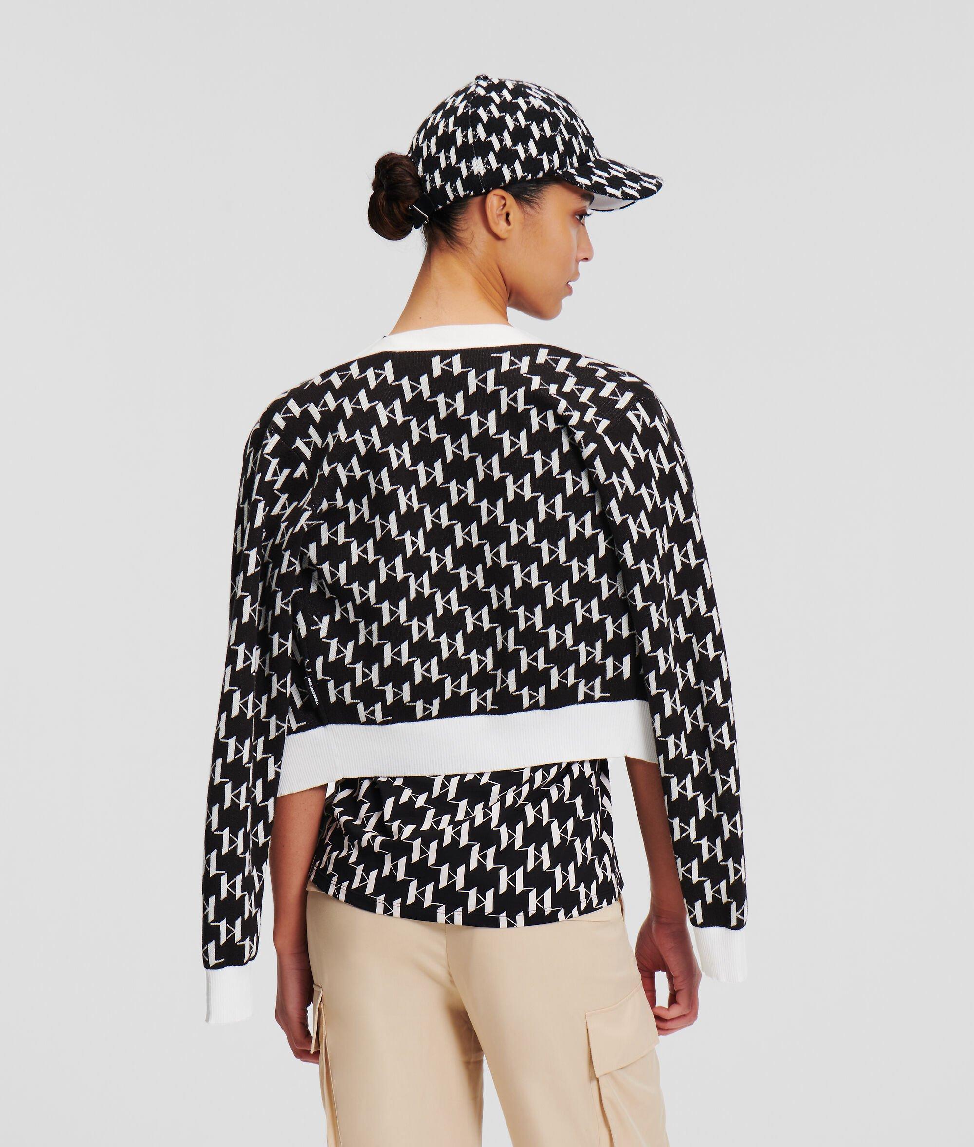 MONOGRAM CROPPED CARDIGAN Product Image