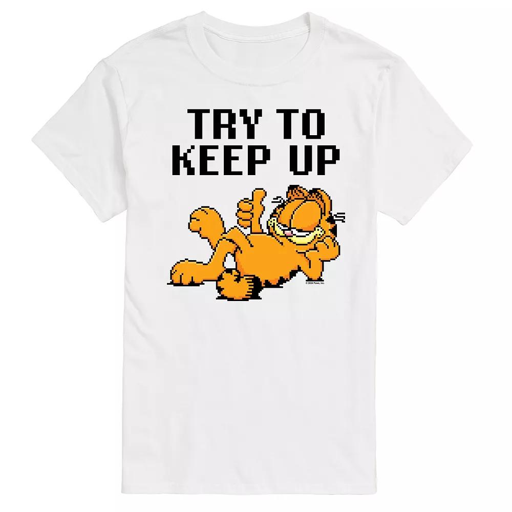 Men's Garfield Try To Keep Up Graphic Tee,  Product Image