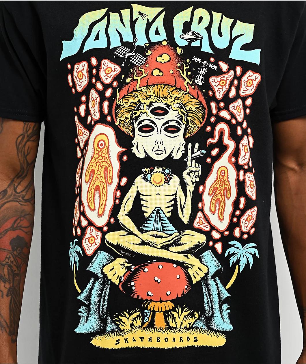 Santa Cruz Winkowski Spaced Out Black T-Shirt Product Image