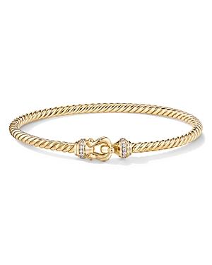 Womens Buckle Bracelet in 18K Yellow Gold Product Image