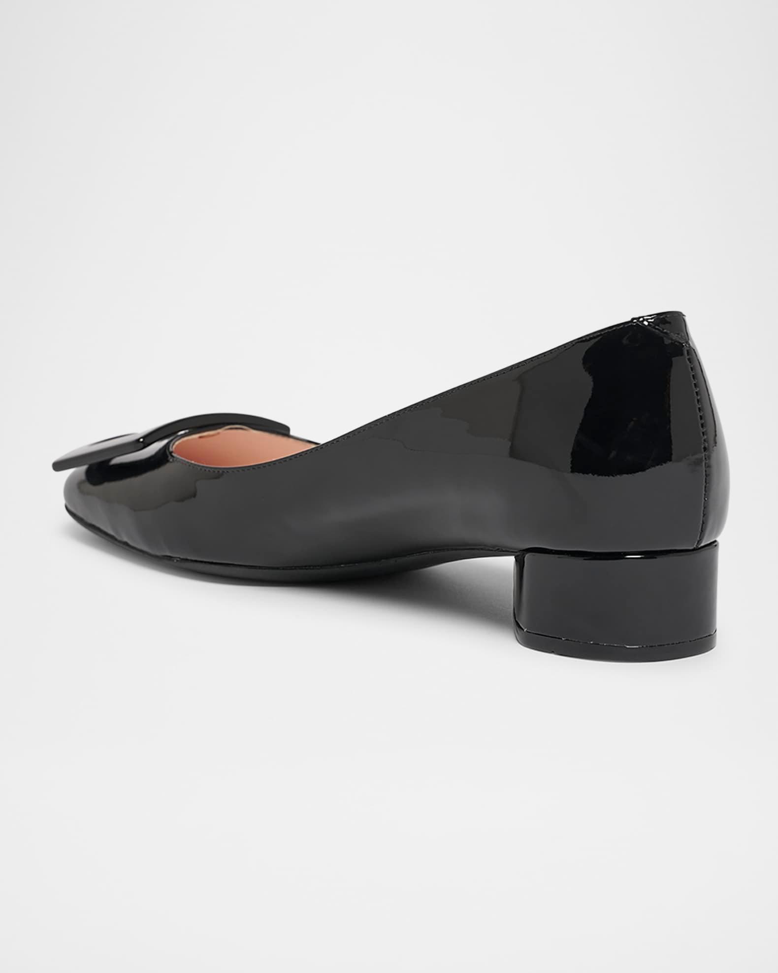 Roundy Patent Buckle Ballerina Pumps Product Image
