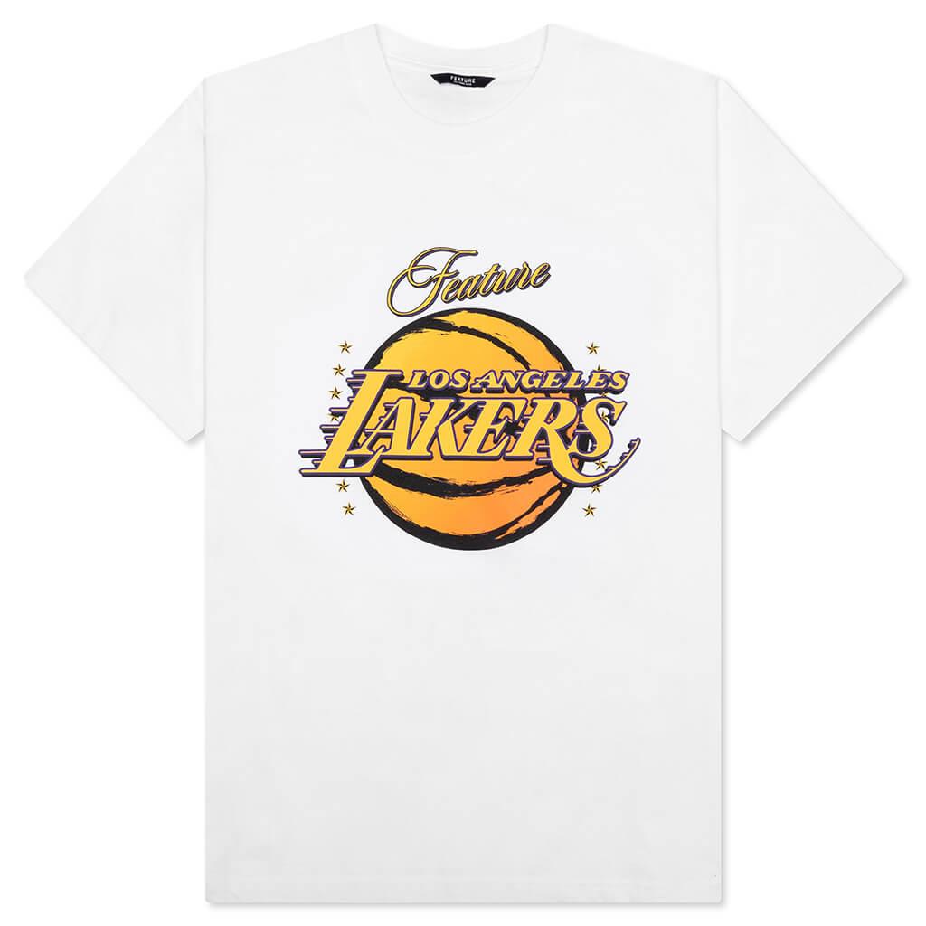 FEATURE x Los Angeles Lakers Baller Tee - White Male Product Image