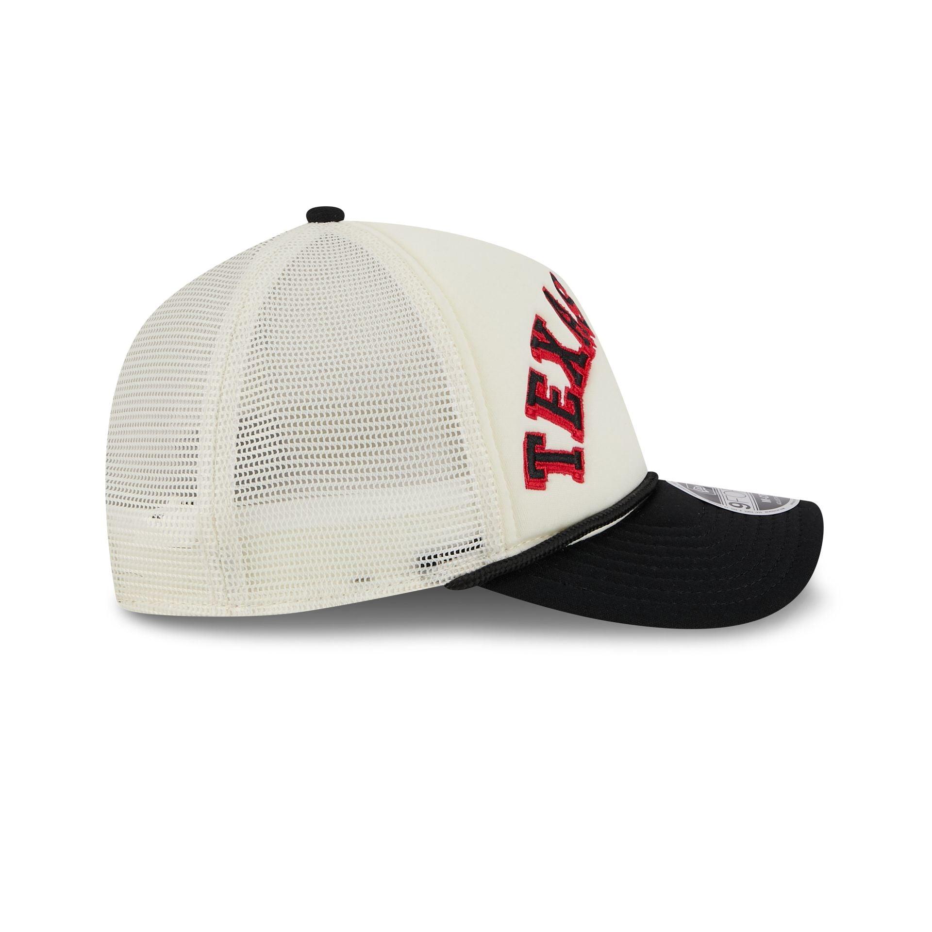 Texas Tech Red Raiders Chrome Arch 9FORTY M-Crown A-Frame Trucker Hat Male Product Image
