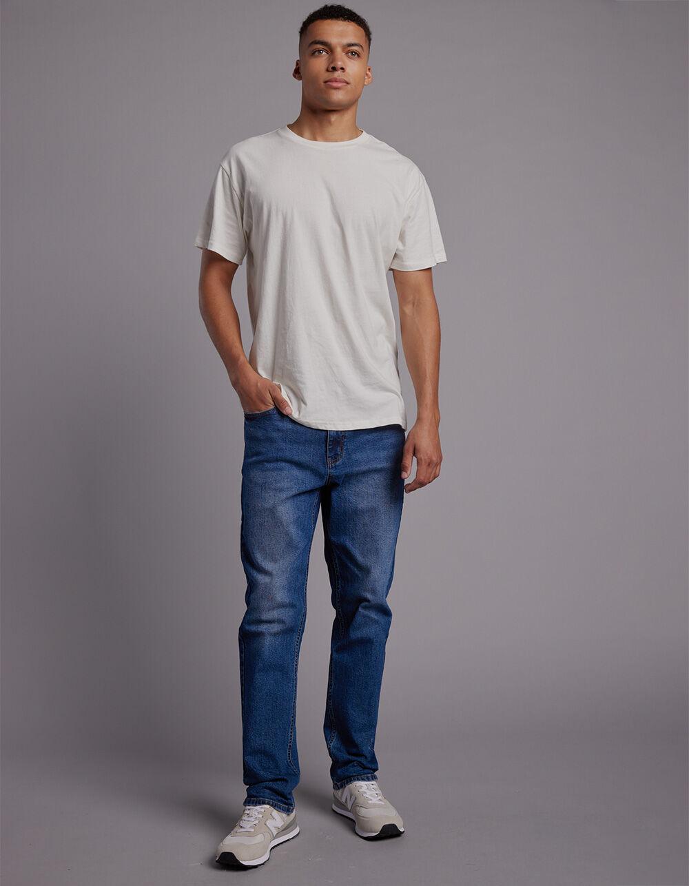 RSQ Mens Relaxed Taper Jeans - Dark Wash Product Image