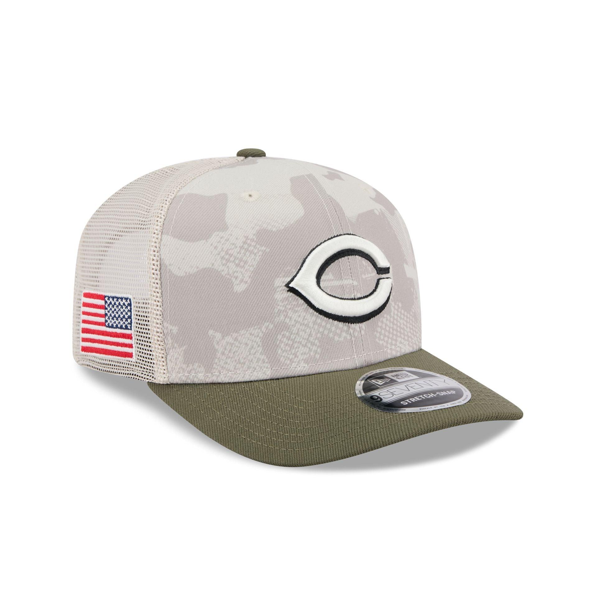 Cleveland Guardians Armed Forces Day 2025 9SEVENTY Trucker Hat Male Product Image