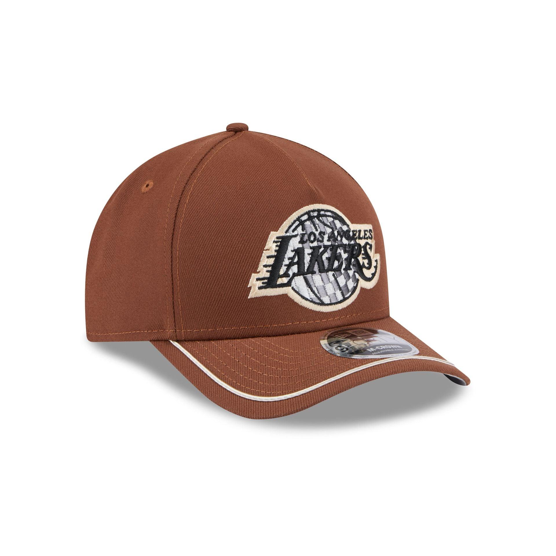 Los Angeles Lakers Motorsport 9FORTY M-Crown A-Frame Snapback Hat Male Product Image