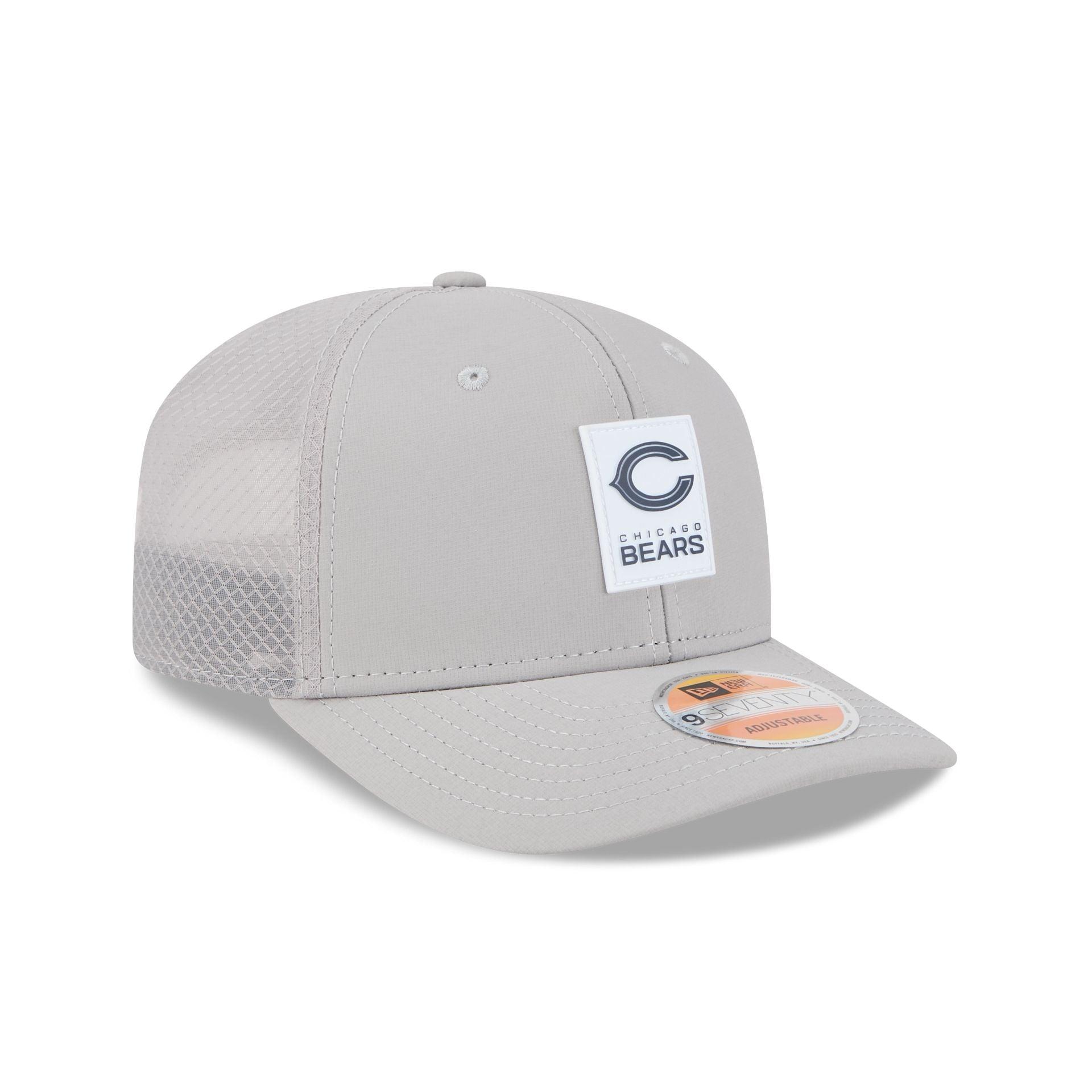 Chicago Bears 2025 Sideline Hot Weather Gray 9SEVENTY Trucker Hat Male Product Image