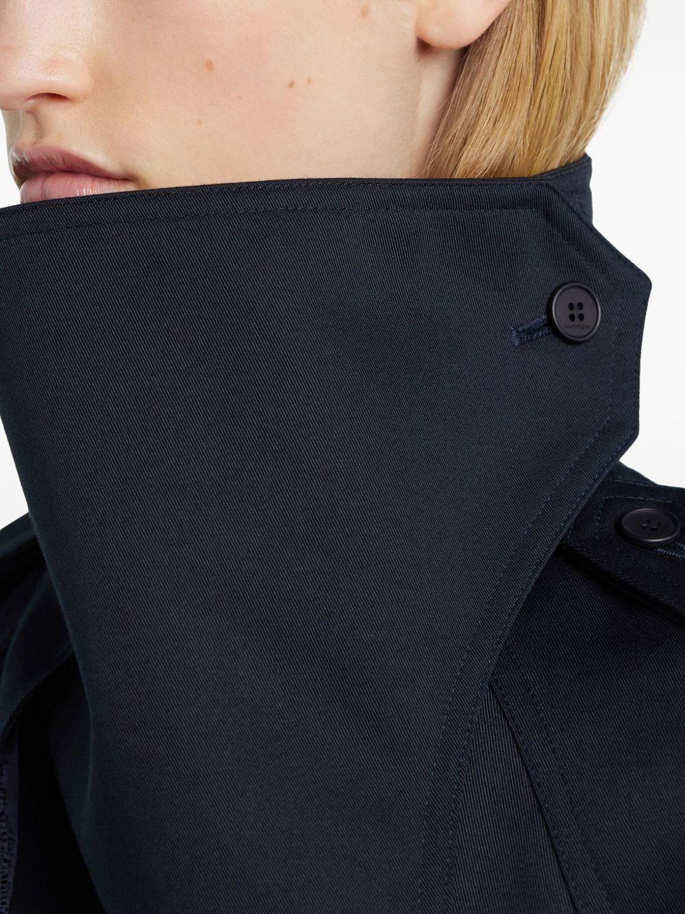 Oblique trench coat Product Image